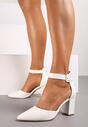 Pantofi cu toc Alorelle Albi