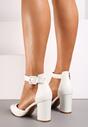 Pantofi cu toc Alorelle Albi