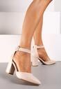 Pantofi cu toc Alorelle Bej