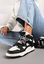 Sneakers Saveline Alb cu negru