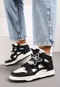 Sneakers Saveline Alb cu negru