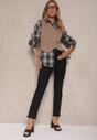 Czarne Skinny Jeansy z Bawełną High Waist Lorie