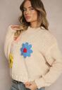 Pulover Labrienna Bej