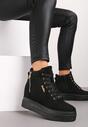 Sneakers Negru cu argintiu