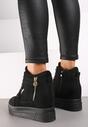 Sneakers Negru cu argintiu
