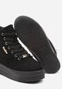 Sneakers Negru cu argintiu