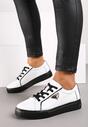 Sneakers Melabra Alb cu negru
