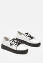 Sneakers Melabra Alb cu negru