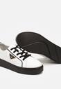 Sneakers Melabra Alb cu negru