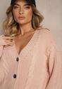 Cardigan Roz deschis