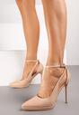 Pantofi stiletto Atteona Bej
