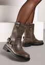 Botine Patina Bej