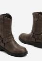 Botine Patina Bej