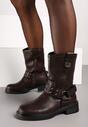 Botine Patina Maro