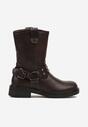 Botine Patina Maro