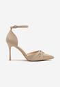 Pantofi stiletto Zivinita Bej