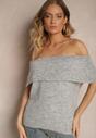 Pulover Inarose Gri deschis