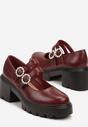 Pantofi casual Inalinne Bordo