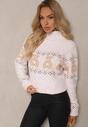 Pulover Roz deschis