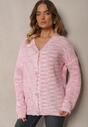 Cardigan Tifilaine Roz deschis