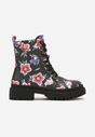 Botine Uzilya Negru cu verde