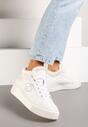 Sneakers Ocella Bej cu alb