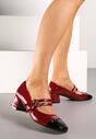 Pantofi cu toc Rearielith Bordo