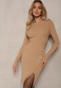 Rochie Reathiel Bej închis