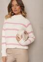 Pulover Tintarina Roz cu crem