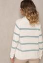 Pulover Tintarina Verde cu crem