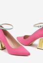 Pantofi cu toc Lannethe Fucsia