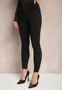 Czarne Jeansy z Bawełną w Stylu Skinny Cilana