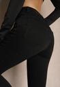 Czarne Jeansy z Bawełną w Stylu Skinny Cilana