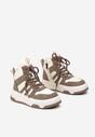 Sneakers Noradwen Bej cu maro