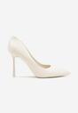 Pantofi stiletto Galadi Albi