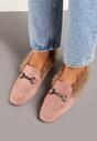 Mocasini Sanindra Roz deschis