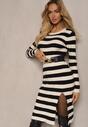 Rochie Naliria Crem cu negru