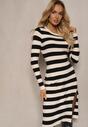 Rochie Naliria Crem cu negru