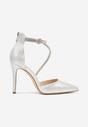 Pantofi stiletto Alennia Argintii