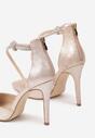 Pantofi stiletto Alennia Culoarea șampaniei