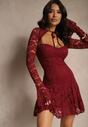 Rochie Nelfedi Bordo