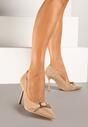 Pantofi stiletto Asilva Bej