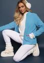 Niebieski Casualowy Polar Dannira