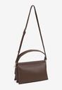 Brązowa Torebka na Ramię z Dodatkowym Długim Paskiem Selathra