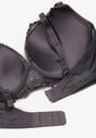 Sutien Nelanisea Gri cu roz