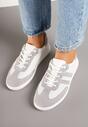 Sneakers Enelis Gri cu alb