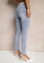 Jasnoniebieskie Jeansy Slim Push-Up Nelmi