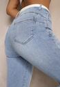 Jasnoniebieskie Jeansy Slim Push-Up Nelmi