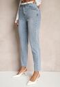Jasnoniebieskie Jeansy High Waist Regular Fit Felindor