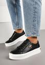 Sneakers Alb cu negru